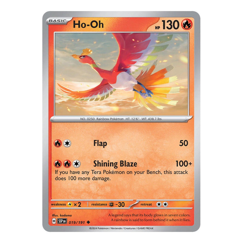 Pokémon Tcg: Surging Sparks - 019/191 - Ho-oh [reverse]