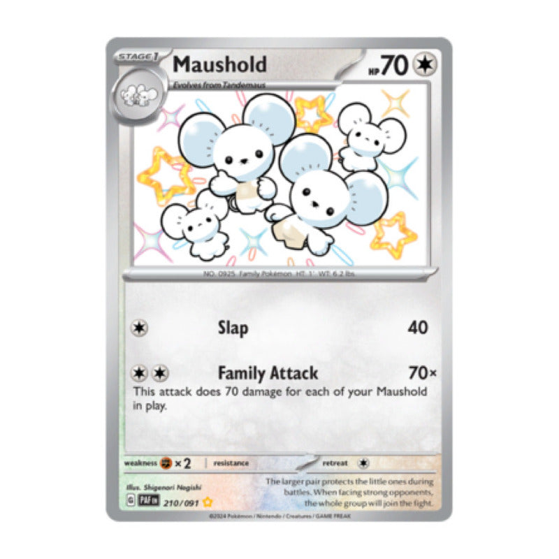 Paldean Fates - 210/091 - Maushold (shiny)