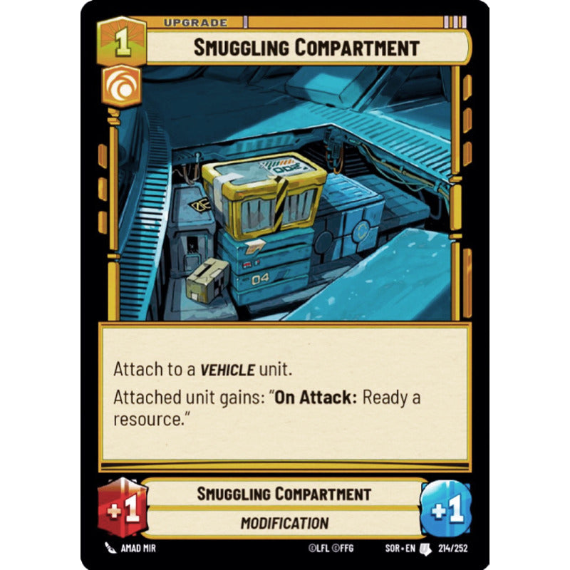 Star Wars Tcg: Sor - 214/268 - Smuggling Compartment [foil]