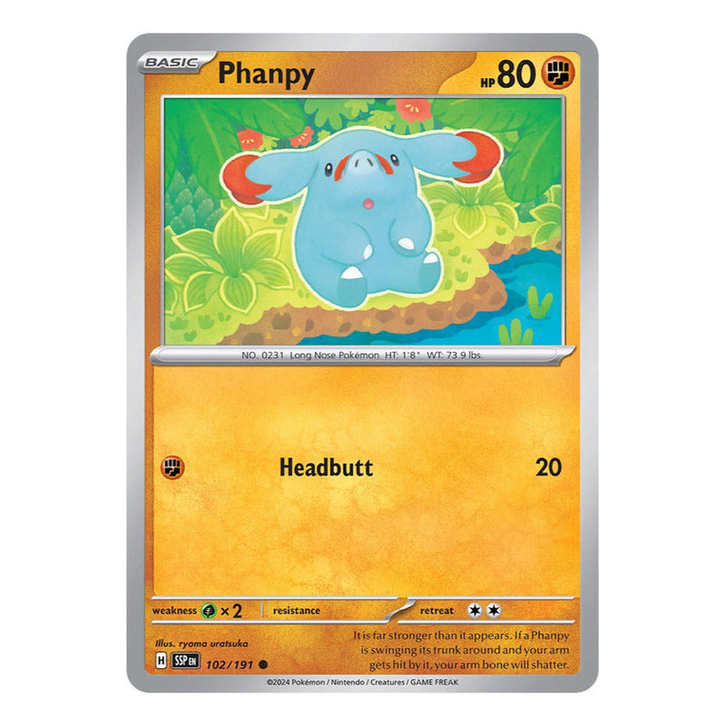 Pokémon Tcg: Surging Sparks - 102/191 - Phanpy