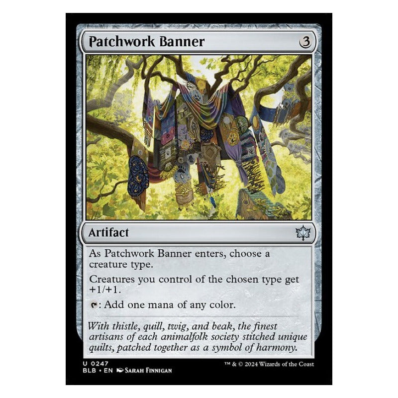 Mtg: Bloomburrow - 247 - Patchwork Banner [foil]