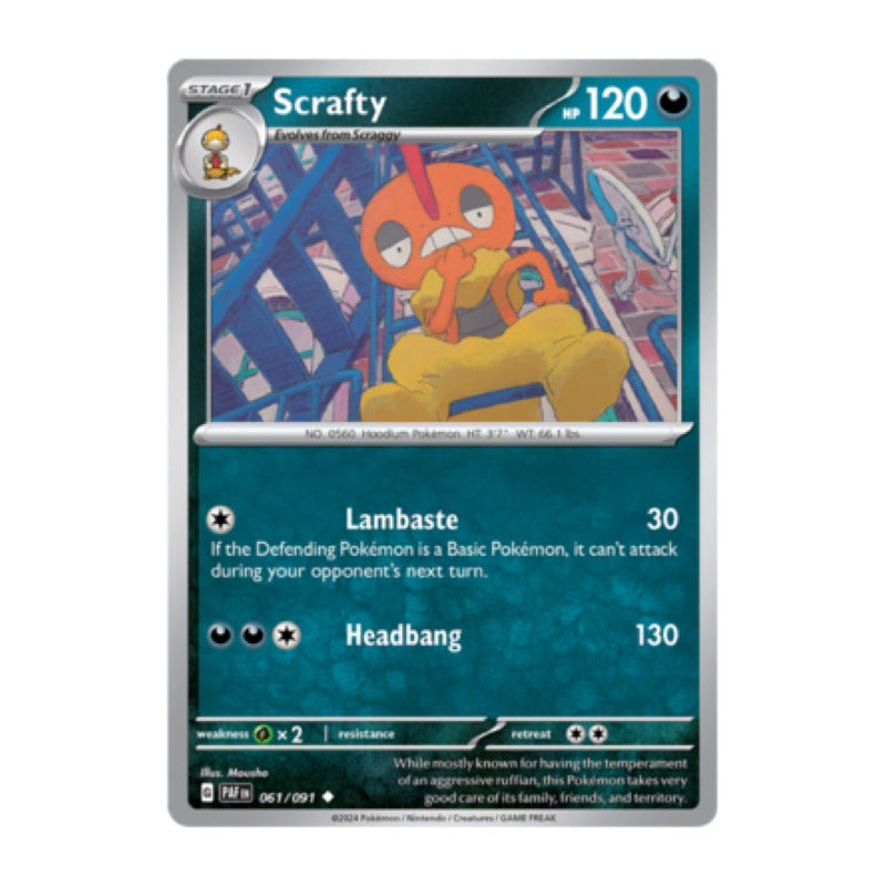 Paldean Fates - 061/091 - Scrafty