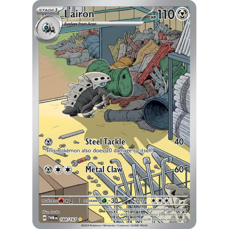 Pokémon Tcg: Twilight Masq - 184/167 - Lairon