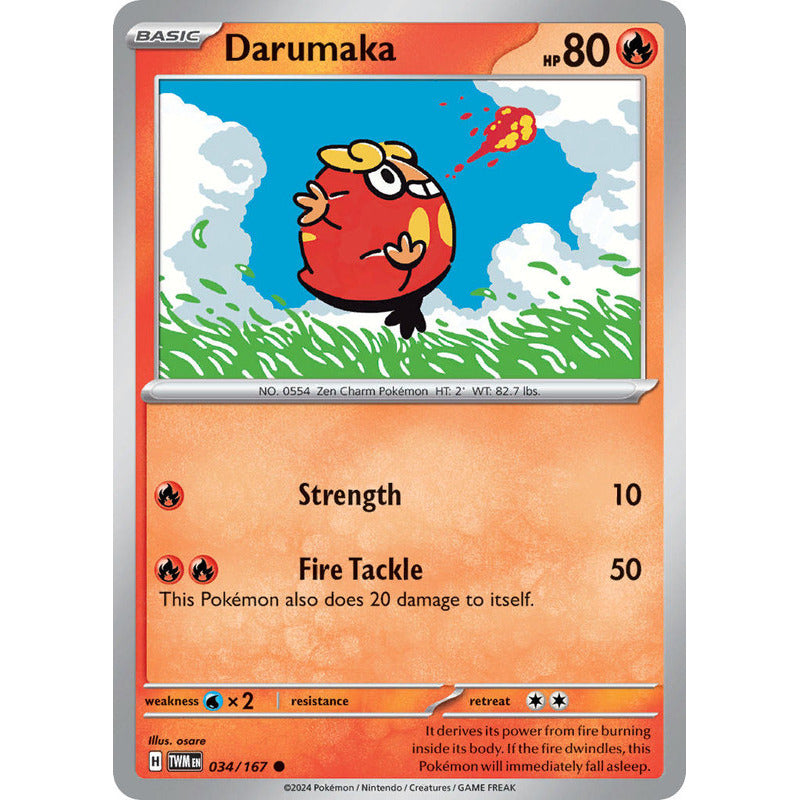 Pokémon Tcg: Twilight Masq - 034/167 - Darumaka