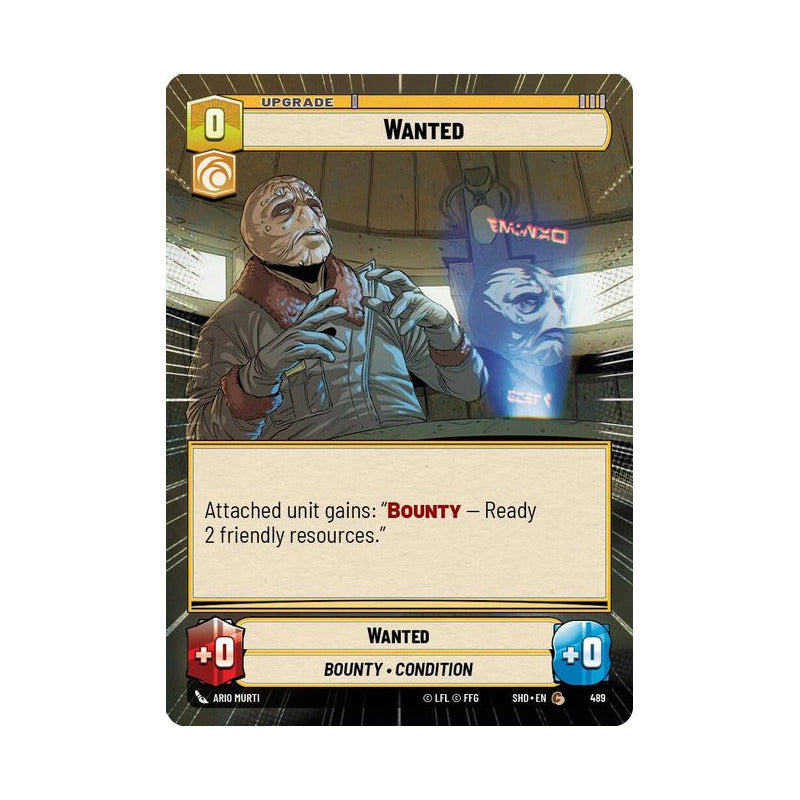 Star Wars Tcg: Sotg - 489 - Wanted [hyperspace]