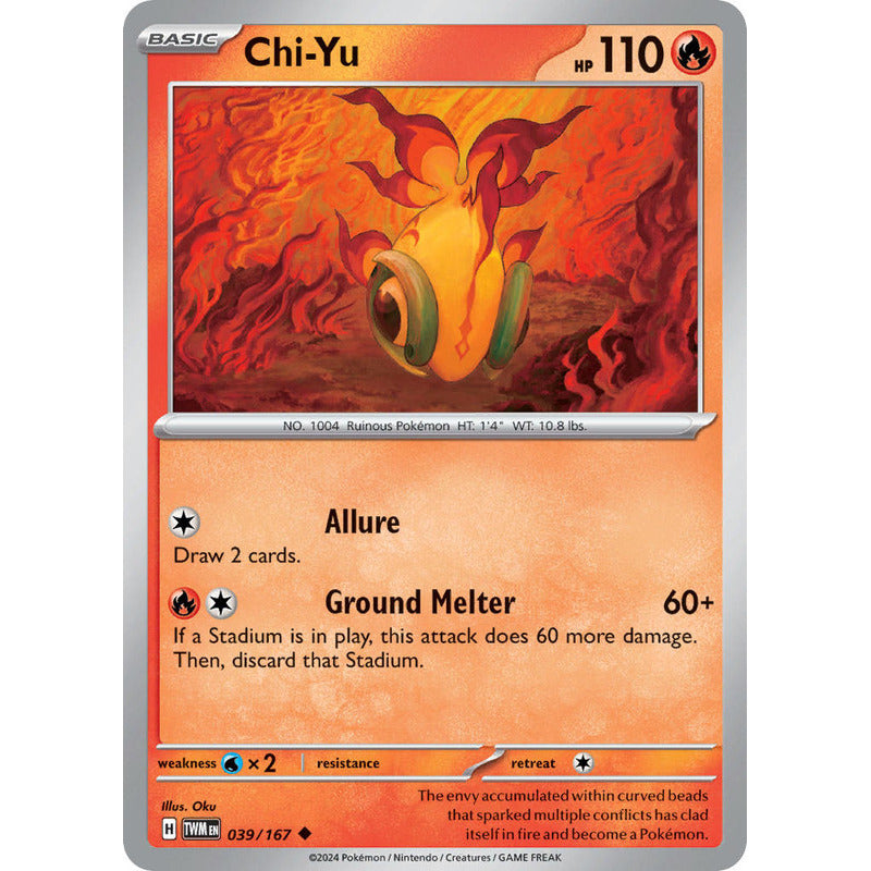 Pokémon Tcg: Twilight Masq - 039/167 - Chi-yu [reverse]