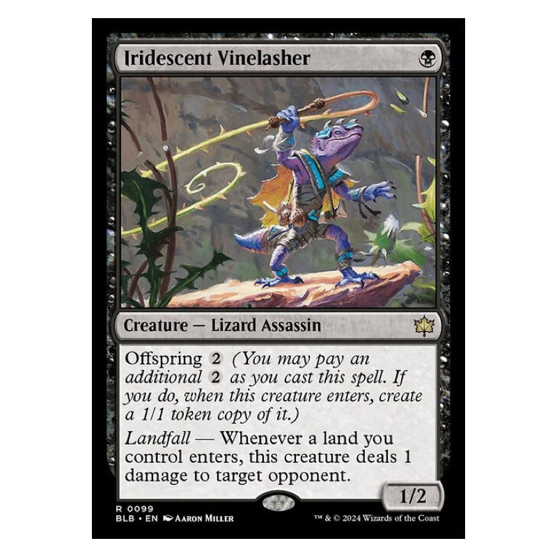 Mtg: Bloomburrow - 099 - Iridescent Vinelasher [foil]