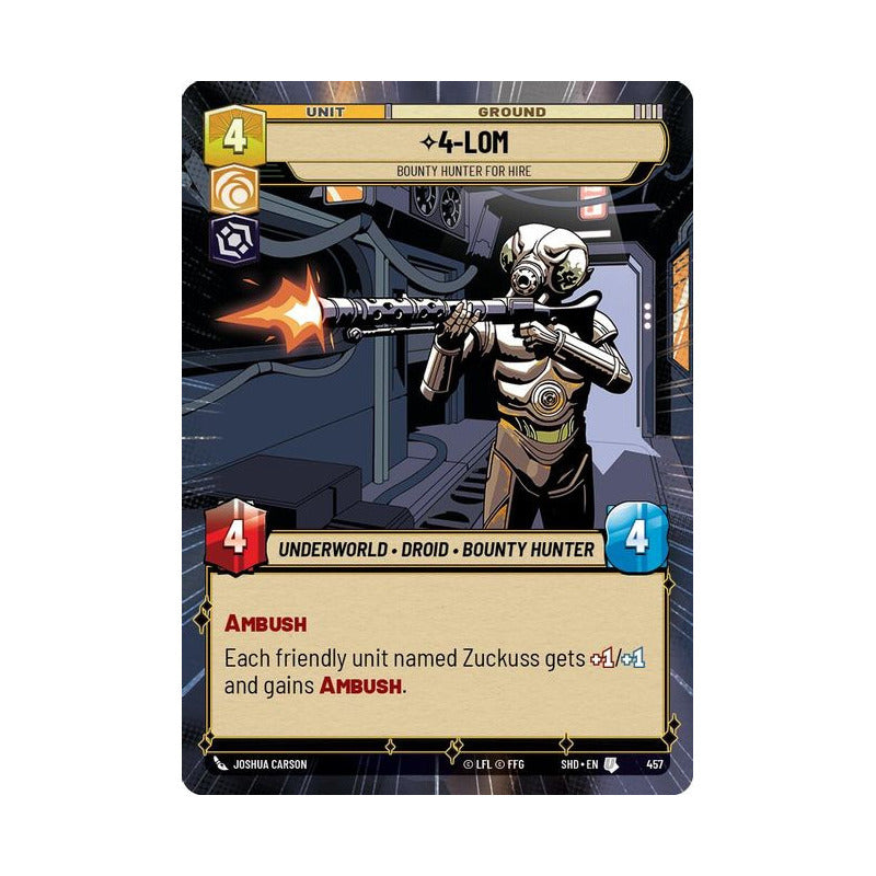 Star Wars Tcg: Sotg - 457 - 4-lom - Bounty Hunt [hyperspace]