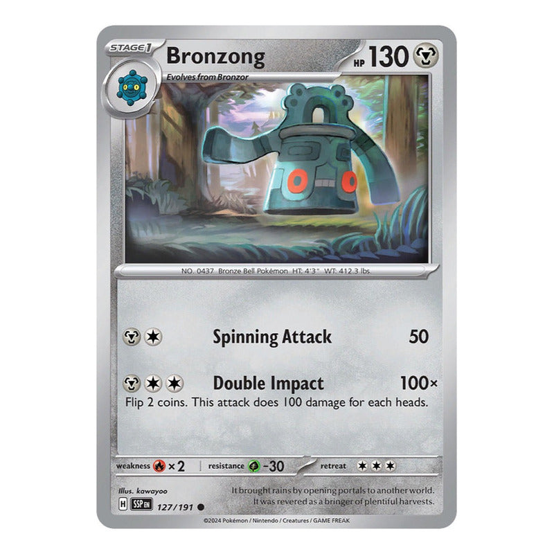 Pokémon Tcg: Surging Sparks - 127/191 - Bronzong