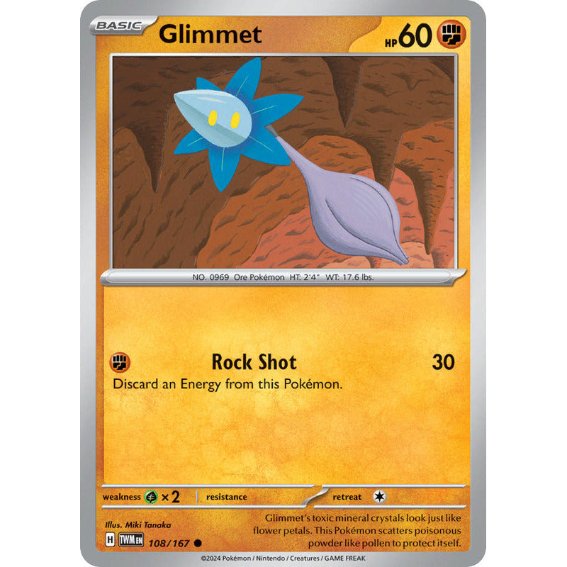 Pokémon Tcg: Twilight Masq - 108/167 - Glimmet