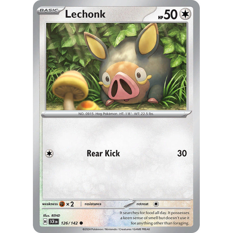 Pokémon Tcg: Stellar Crown - 126/142 - Lechonk [reverse]