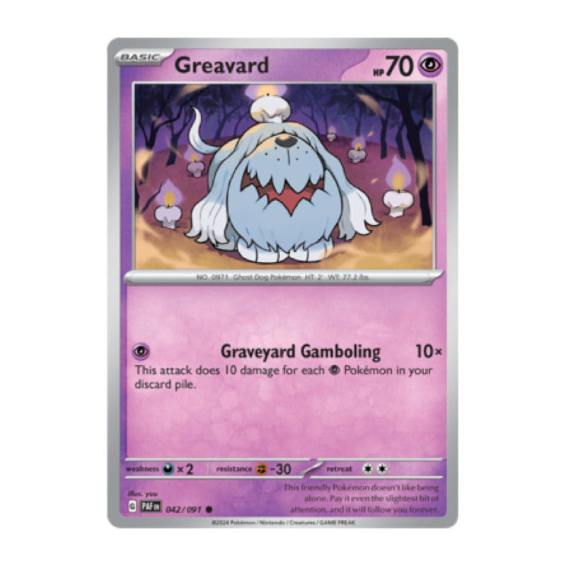 Paldean Fates - 042/091 - Greavard