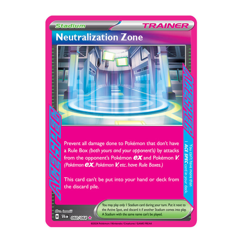 Pokémon Tcg: Shrouded Fab - 060/064 - Neutralization Zone