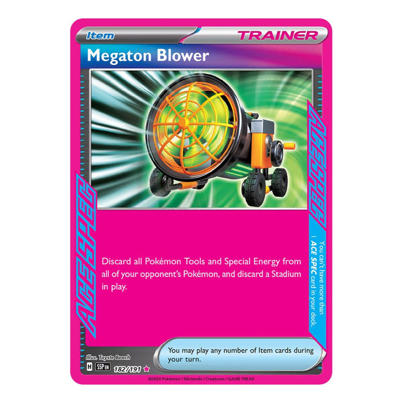 Pokémon Tcg: Surging Sparks - 182/191 - Megaton Blower