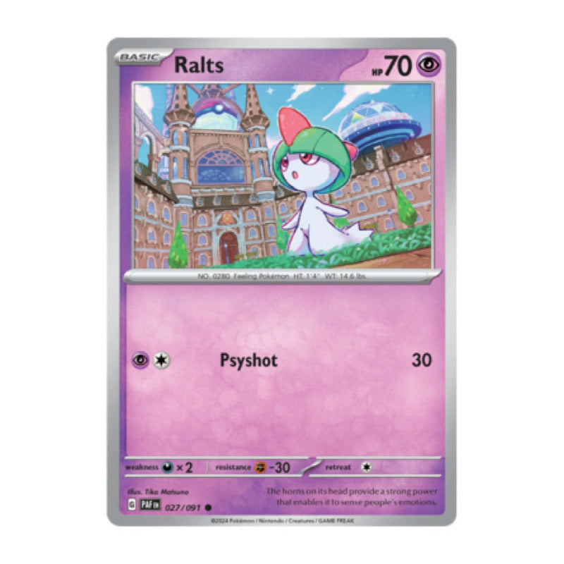 Paldean Fates - 27/091 - Ralts (reverse)