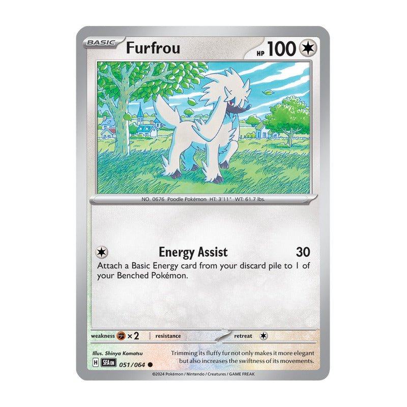 Pokémon Tcg: Shrouded Fab - 051/064 - Furfrou [reverse]