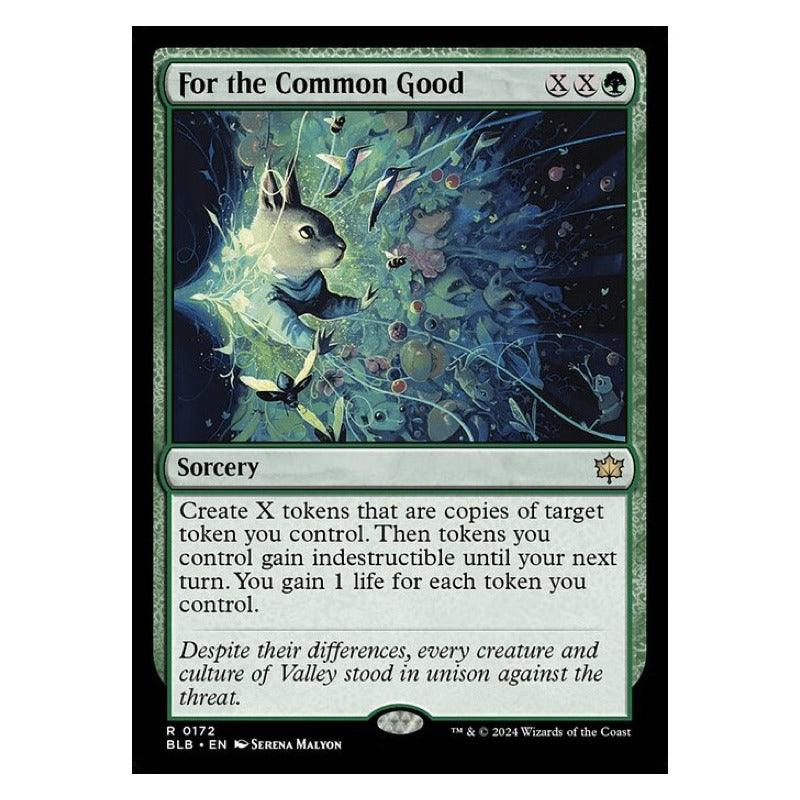 Mtg: Bloomburrow - 172 - For The Common Good [foil]