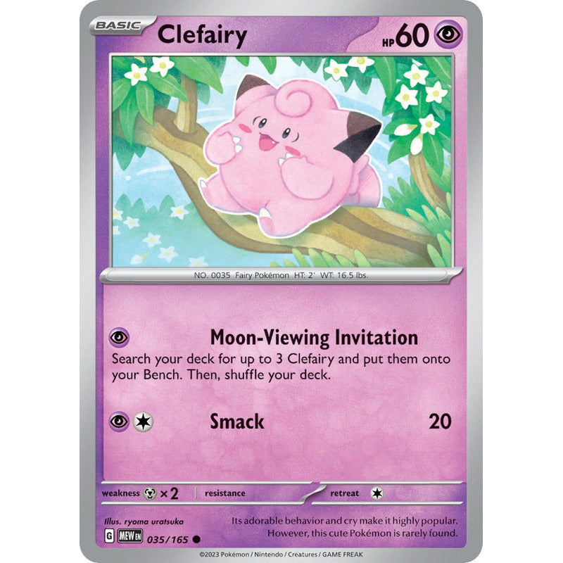 Pokémon Tcg: 151 - 035/165 - Clefairy