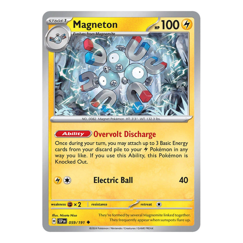 Pokémon Tcg: Surging Sparks - 059/191 - Magneton