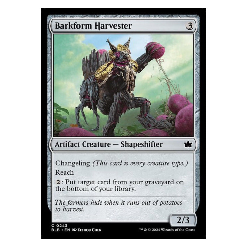 Mtg: Bloomburrow - 243 - Barkform Harvester [foil]