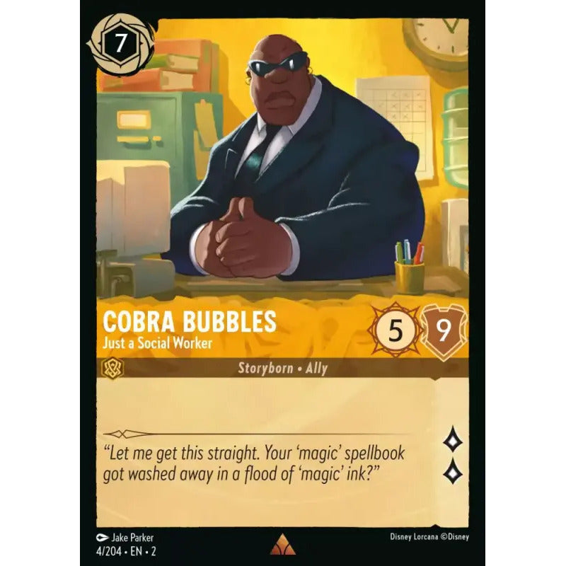 Lorcana: Rotf - 004/216 - Cobra Bubbles - Just A Social Work