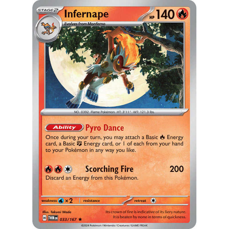 Pokémon Tcg: Twilight Masq - 033/167 - Infernape [holo]