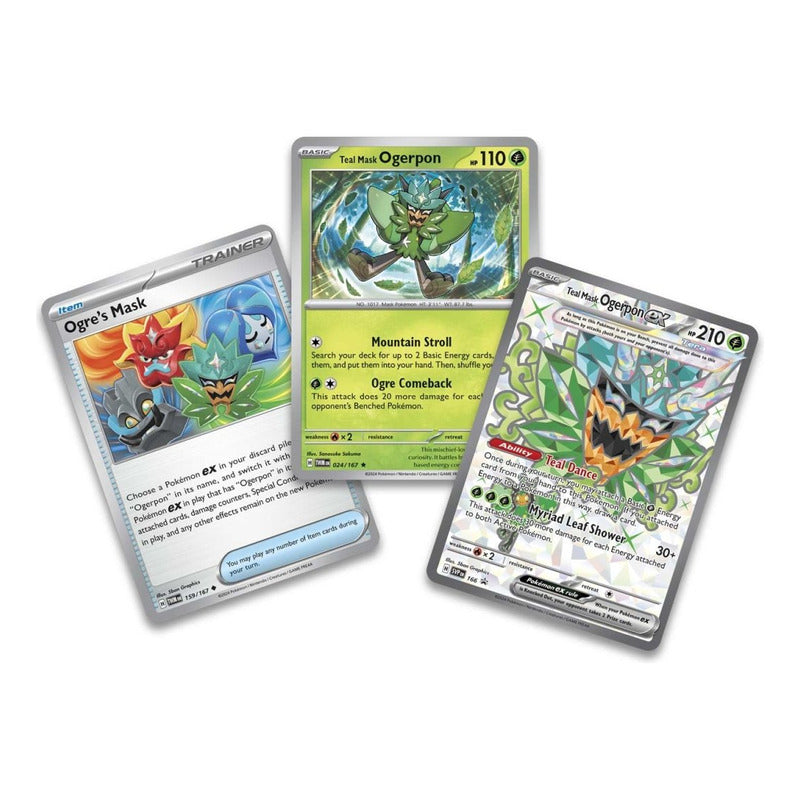 Pokemon Tcg - Ogerpon Ex Premium Collection - Inglés