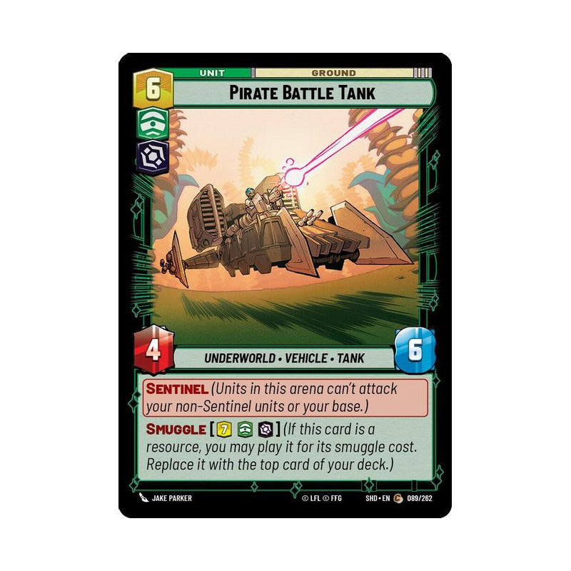 Star Wars Tcg: Sotg - 089/262 - Pirate Battle Tank [foil]