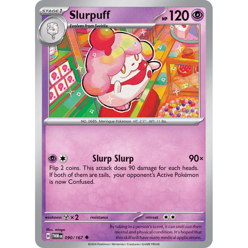 Pokémon Tcg: Twilight Masq - 090/167 - Slurpuff