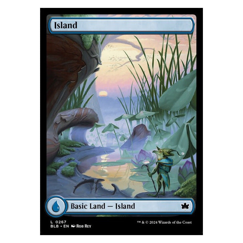 Mtg: Bloomburrow - 267 - Island [foil]