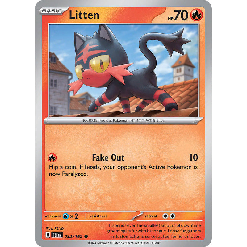 Temporal Forces - 032/162 - Litten (reverse)