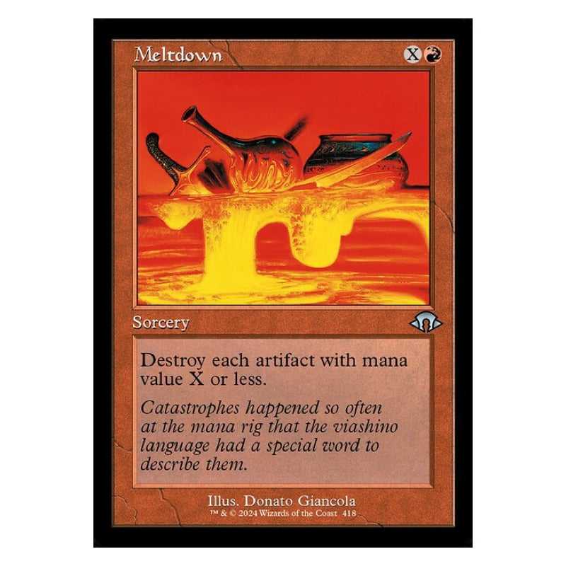 Mtg: Mh3 - 418 - Meltdown [retro Foil]