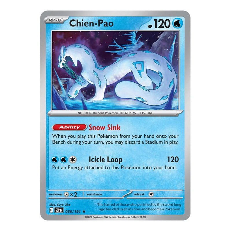 Pokémon Tcg: Surging Sparks - 056/191 - Chien-pao [reverse]