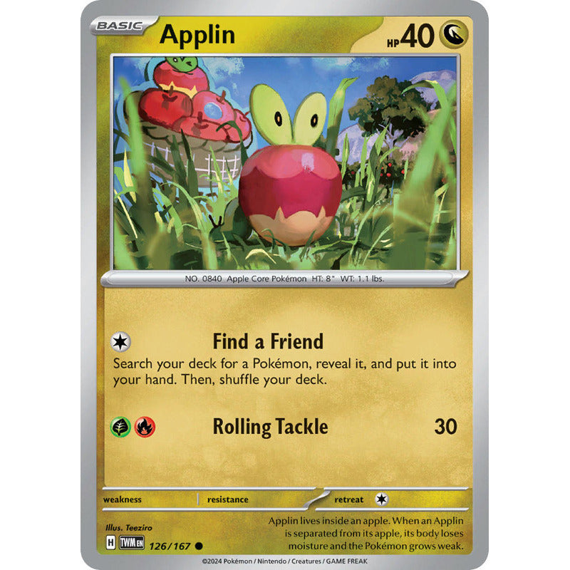 Pokémon Tcg: Twilight Masq - 126/167 - Applin