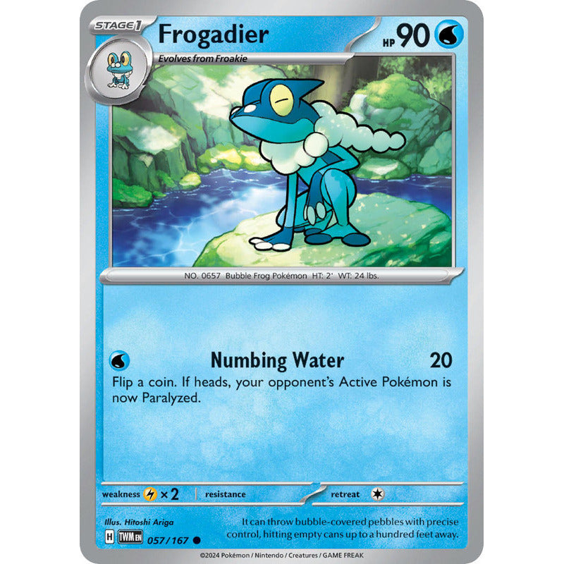 Pokémon Tcg: Twilight Masq - 057/167 - Frogadier [reverse]