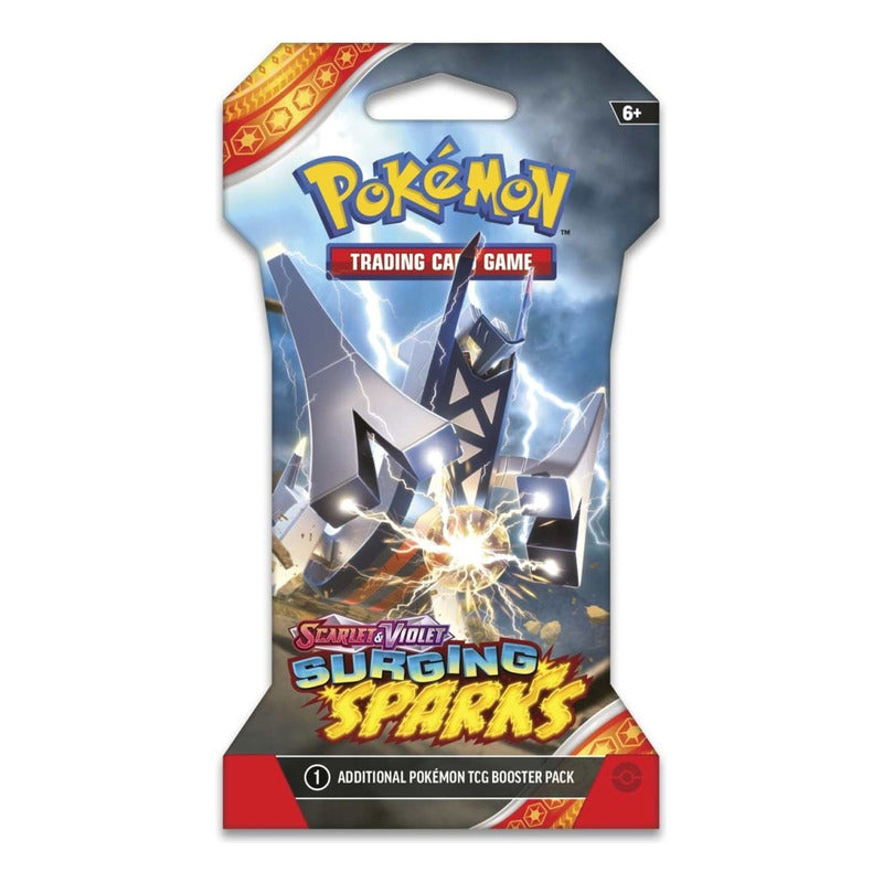 Pokemon Tcg : Surging Sparks - Pack 4 Sleeved Booster Inglés