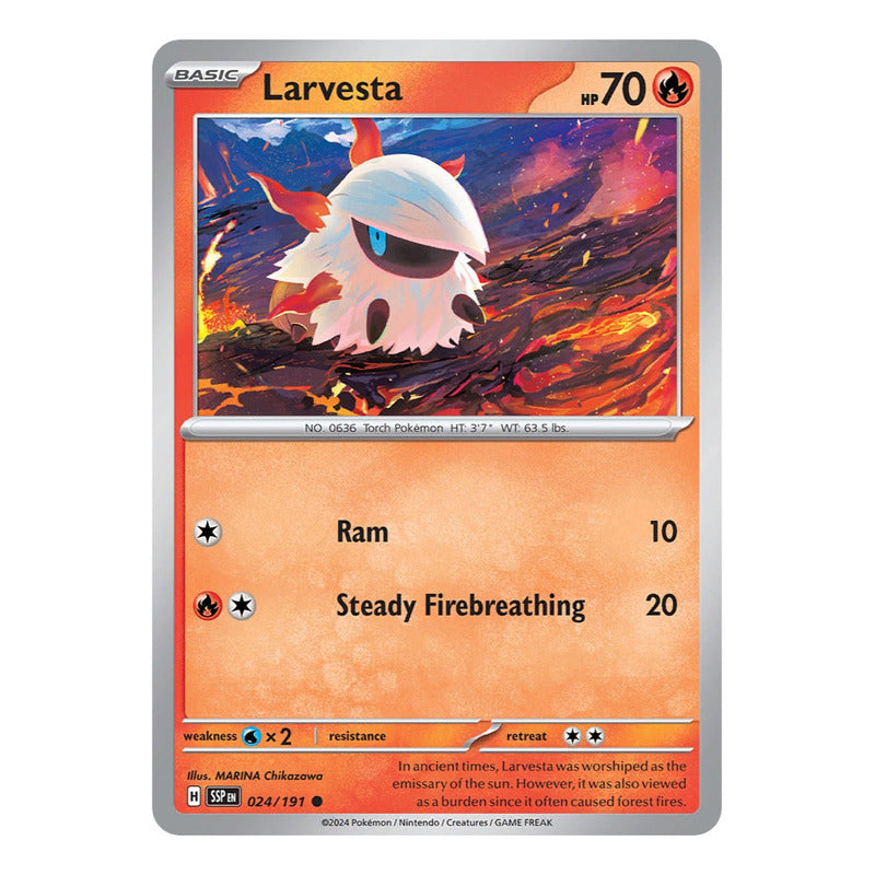 Pokémon Tcg: Surging Sparks - 024/191 - Larvesta