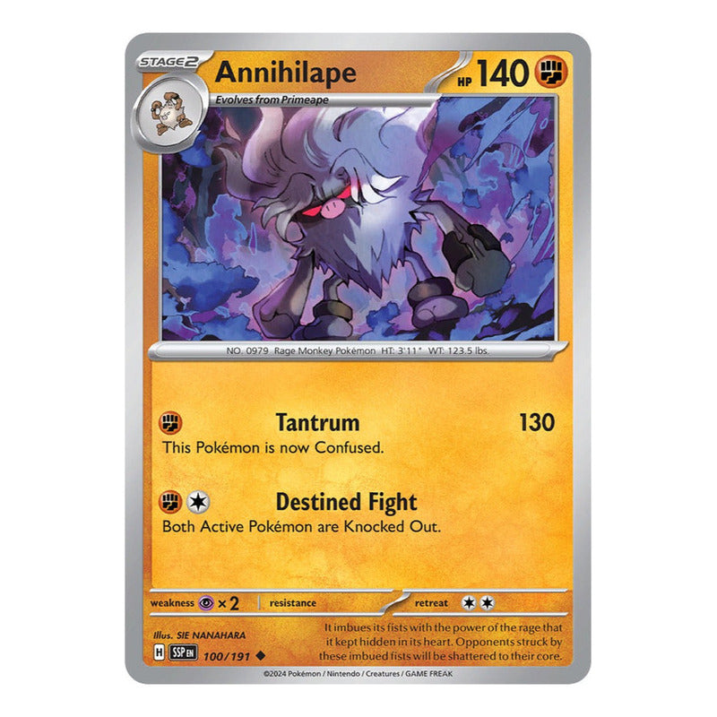 Pokémon Tcg: Surging Sparks - 100/191 - Annihilape