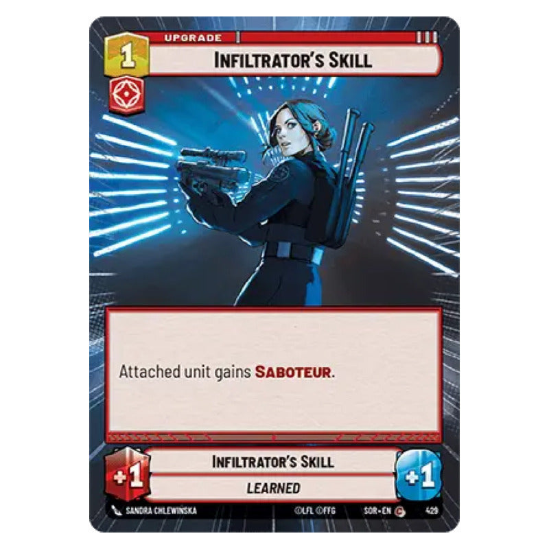 Star Wars Tcg: Sor - 429 - Infiltrator's S [hyperspace Foil]