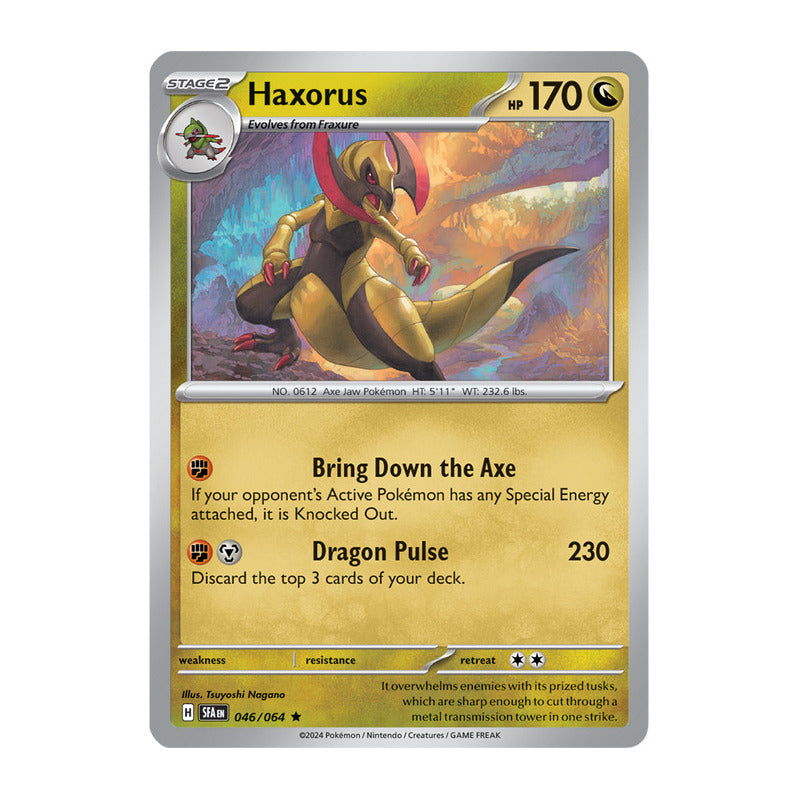 Pokémon Tcg: Shrouded Fab - 046/064 - Haxorus (holo)