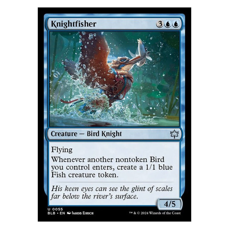 Mtg: Bloomburrow - 055 - Knightfisher [foil]