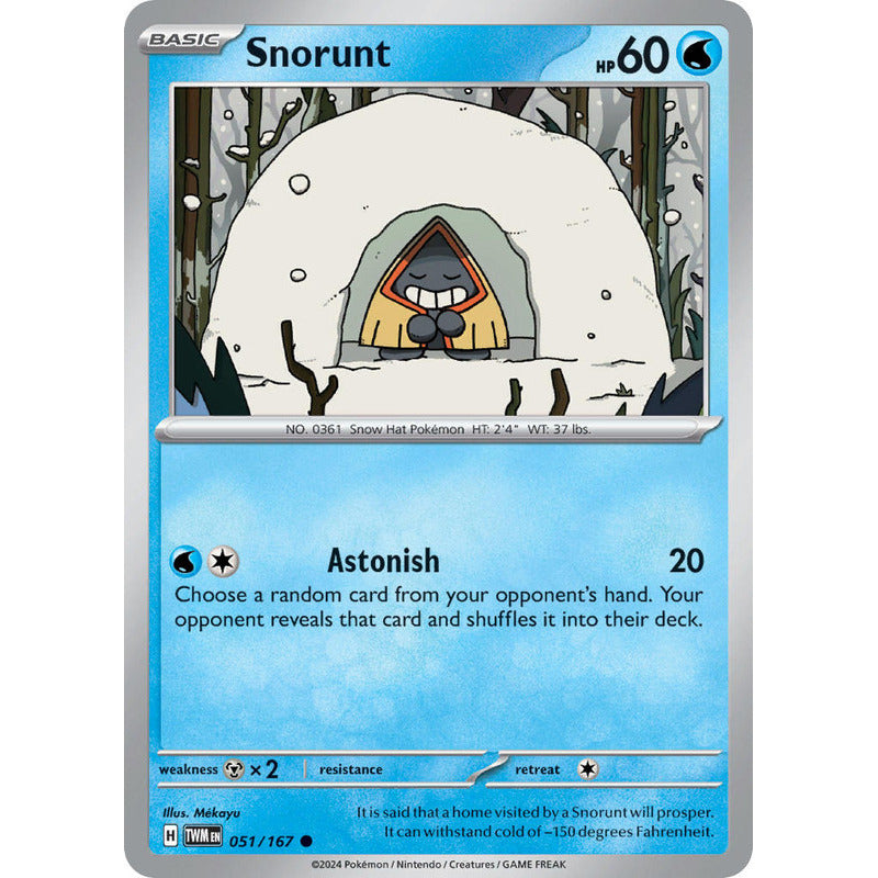 Pokémon Tcg: Twilight Masq - 051/167 - Snorunt