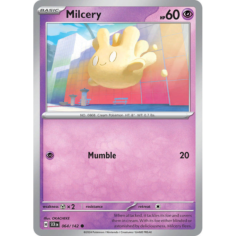 Pokémon Tcg: Stellar Crown - 064/142 - Milcery