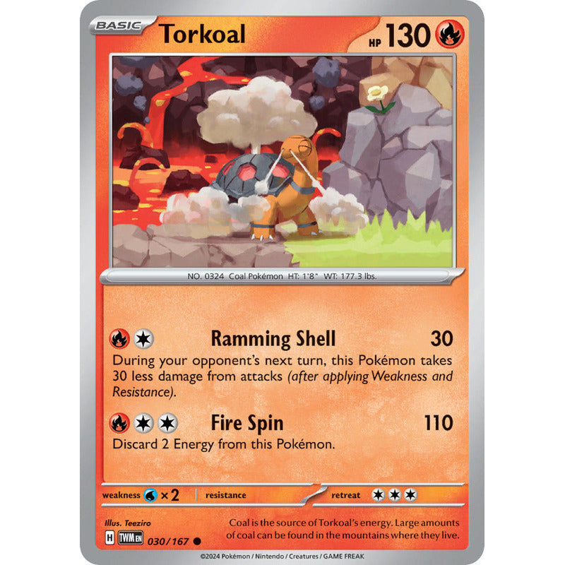 Pokémon Tcg: Twilight Masq - 030/167 - Torkoal