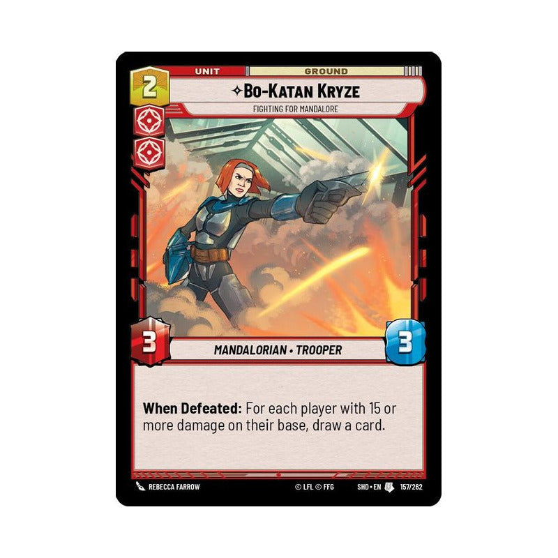 Star Wars Tcg: Sotg - 157/262 - Bo-katan Kryze [foil]