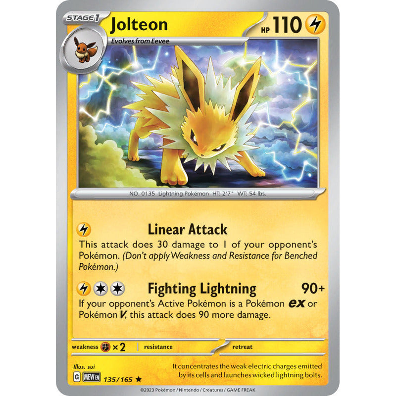 Pokémon Tcg: 151 - 135/165 - Jolteon