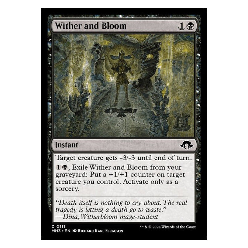 Mtg: Mh3 - 111 - Wither And Bloom [foil]