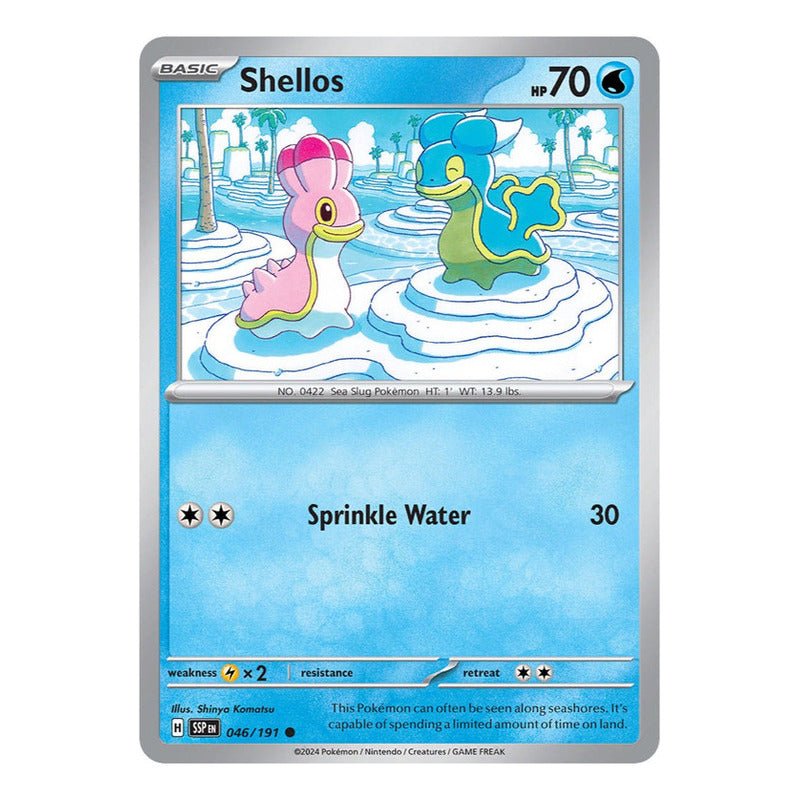 Pokémon Tcg: Surging Sparks - 046/191 - Shellos [reverse]