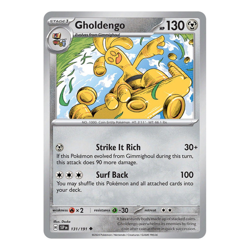 Pokémon Tcg: Surging Sparks - 131/191 - Gholdengo