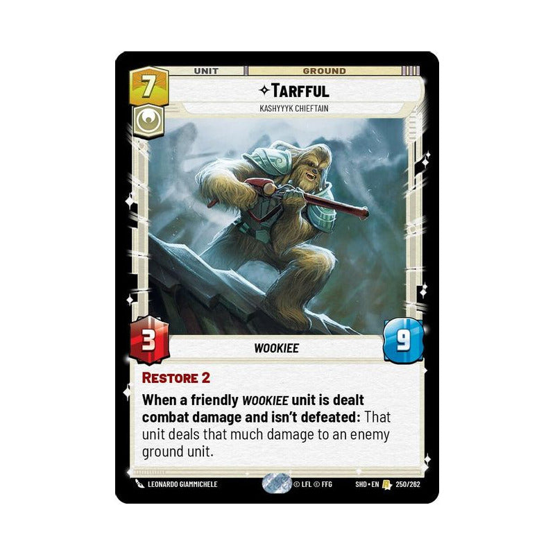 Star Wars Tcg: Sotg - 250/262 - Tarfful (r) [foil]